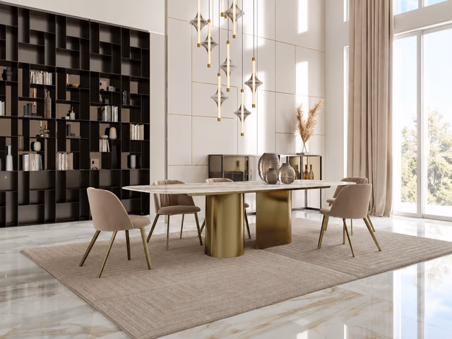 Kimono Dining Table by Bontempi