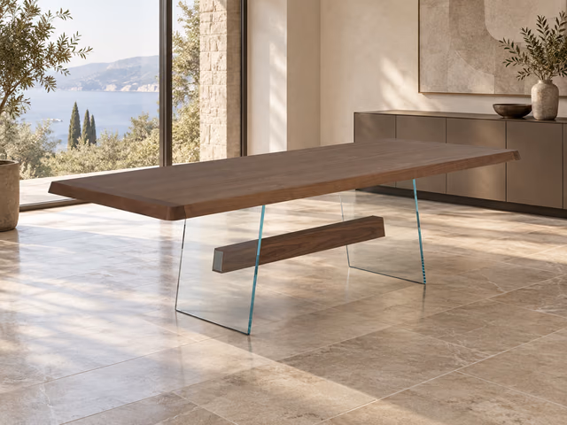 Phantom Dining Table by Natuzzi Italia