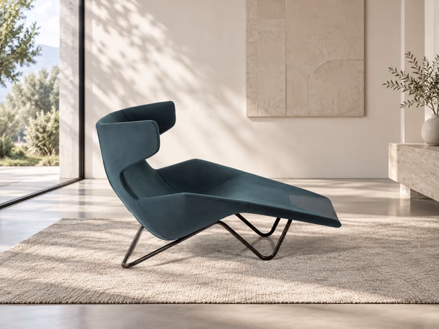 Take a Line For a Walk Chaise Lounge by Moroso