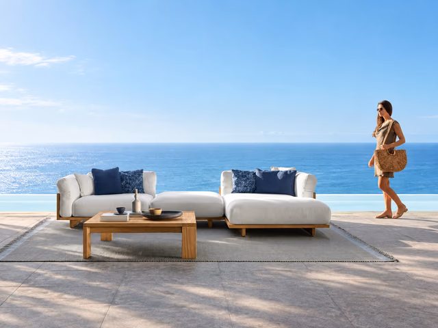 Argo//Wood Modular Sofa by Talenti