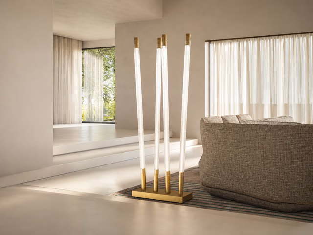 Bamboo Evo Piantana Floor Lamp by Reflex