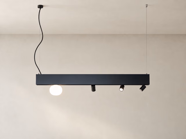The Running Magnet Suspension Down Track by Flos