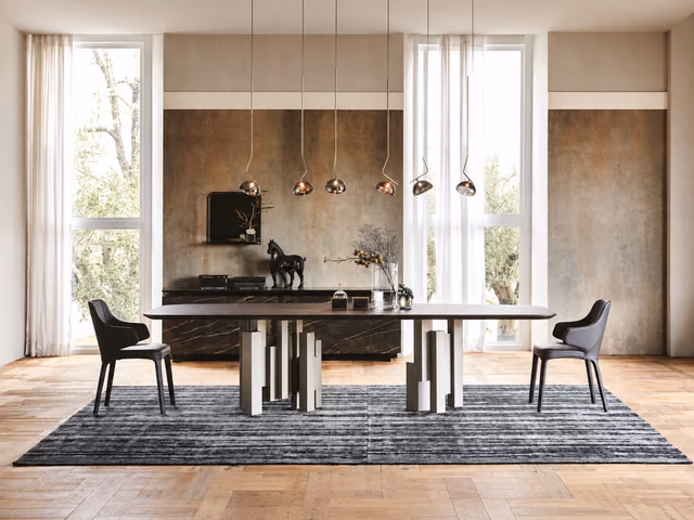 Skyline Wood Dining Table by Cattelan Italia