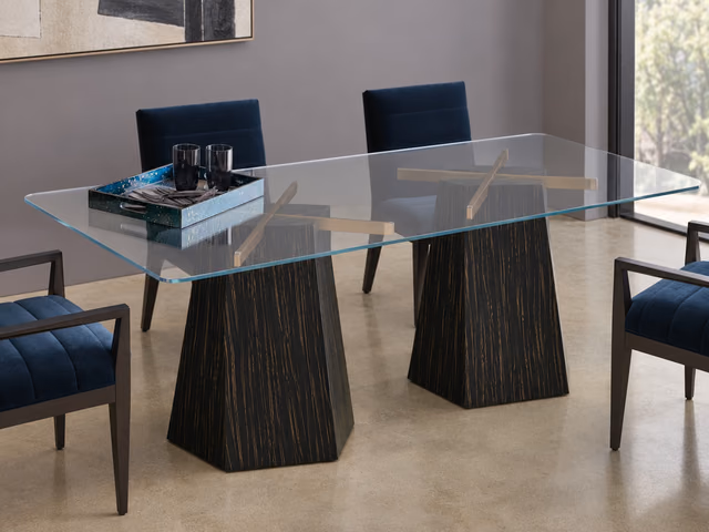 Vector Dining Table by Caracole