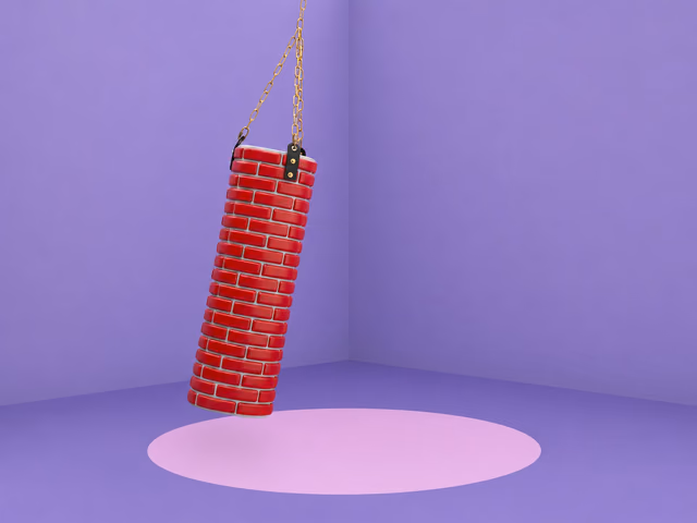 Punch a Wall Punching Bag by Gufram