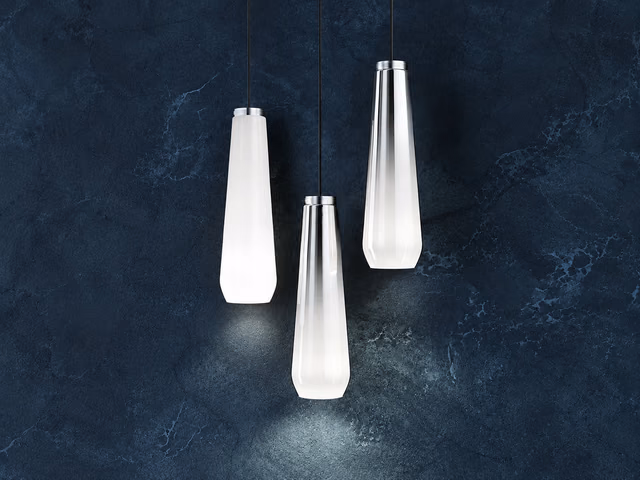 Glass Drop Pendant Lamp by Lodes
