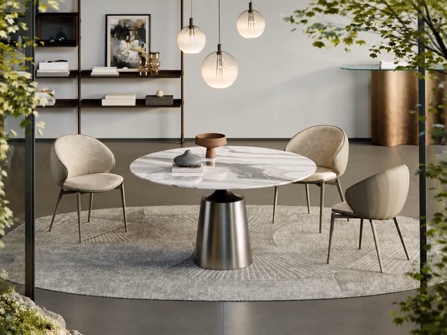 Yoda Marble Dining Table by Cattelan Italia