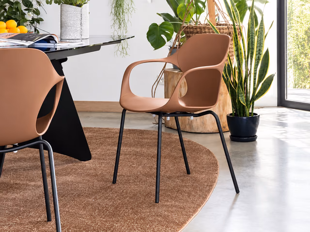 Ops! Armchair, Metal Legs by Connubia