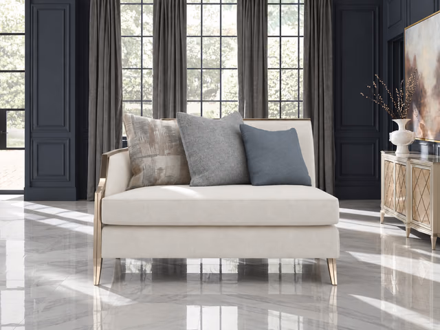 X Factor Left-Facing Loveseat by Caracole