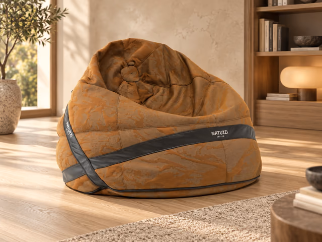 Scacco Bean Bag by Natuzzi Italia