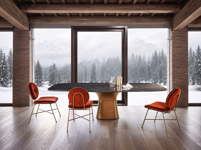 Podium Dining Table by Bontempi