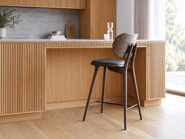 High Stool Backrest — Sirka Grey Oak, 69 cm by Mater