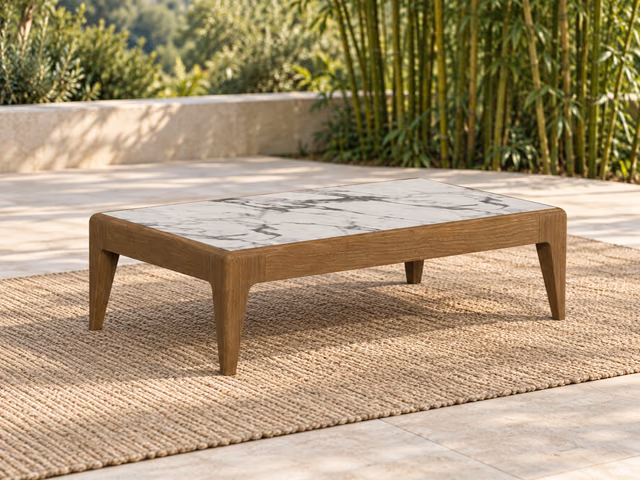 Cruise//Teak 45 × 90 Coffee Table by Talenti
