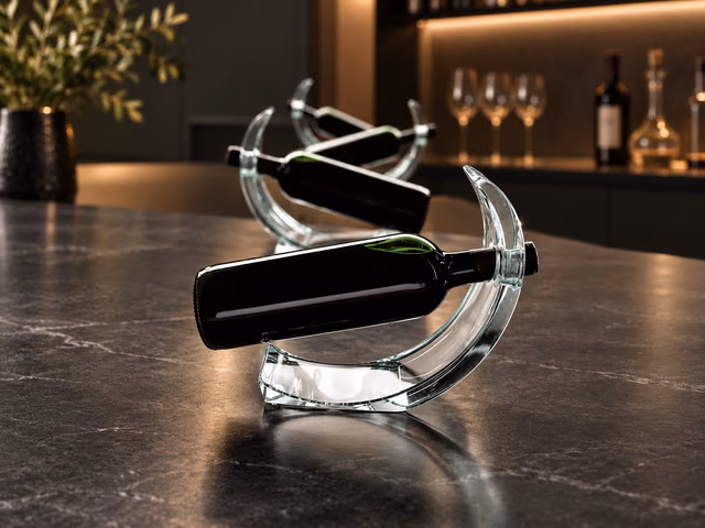 Eclisse Wine Bottle Holder by Reflex