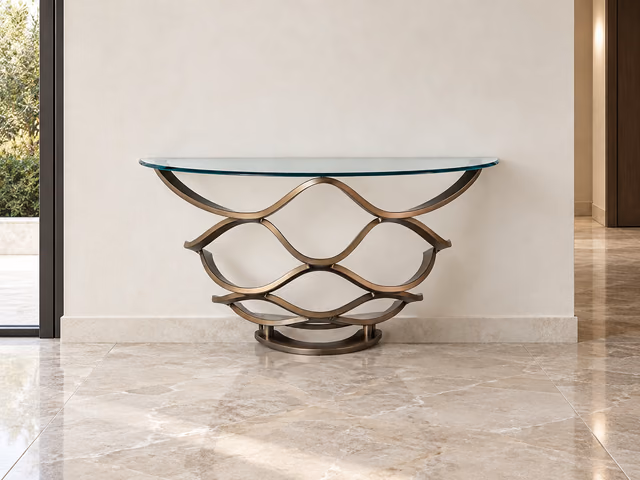 Neolitico Console Vetro by Reflex