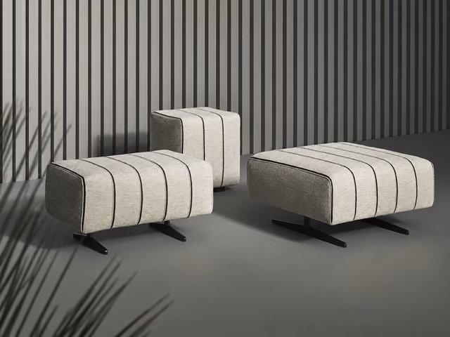Mark Ottoman & Bench by Bonaldo