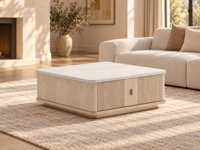 Rhythm Square Cocktail Table by Caracole