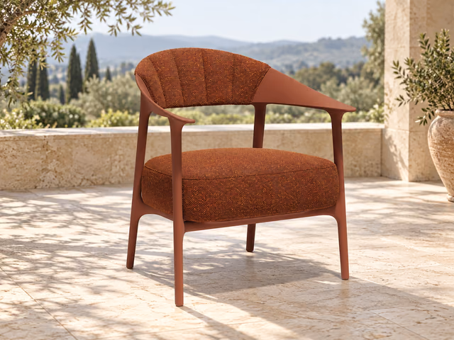 Africa Low Upholstered Armchair by Vondom