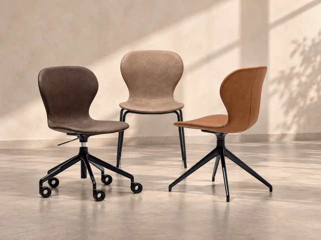Ops! Chair Upholstered, Swivel by Connubia