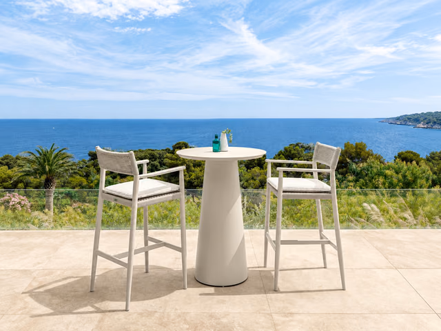 Dolcevita//Alu Bar Stool by Talenti