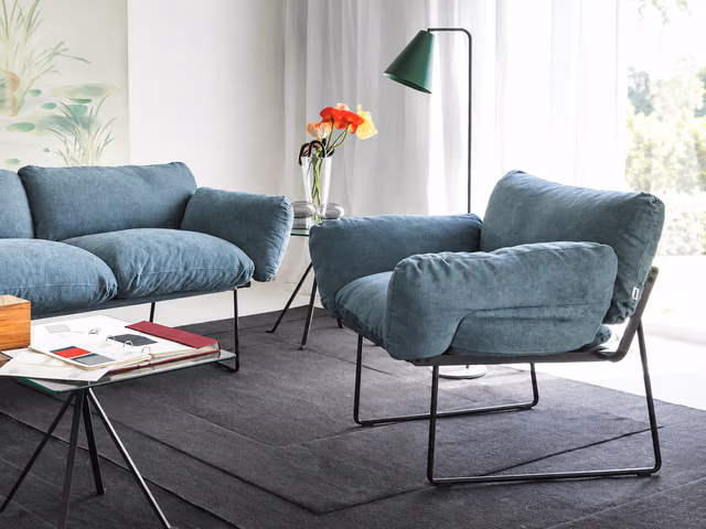 Elisa Cotton Armchair by Driade
