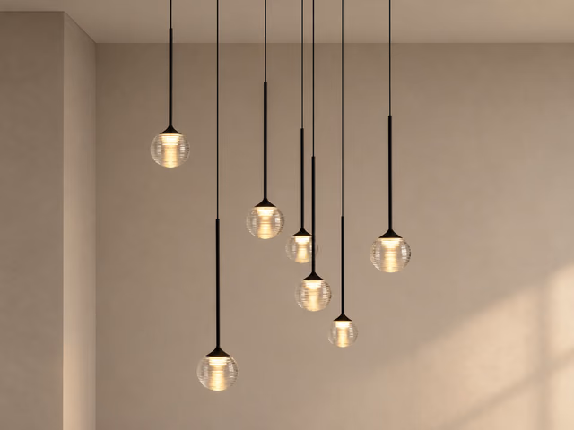 Algorithm Free Pendant Lamp by Vibia