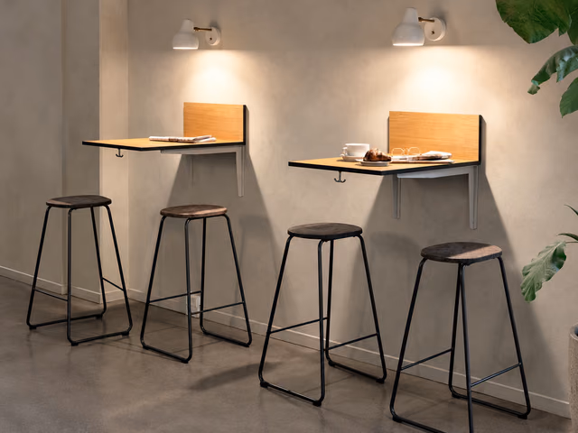 Earth Stool — Coffee Waste Light, 74 cm by Mater
