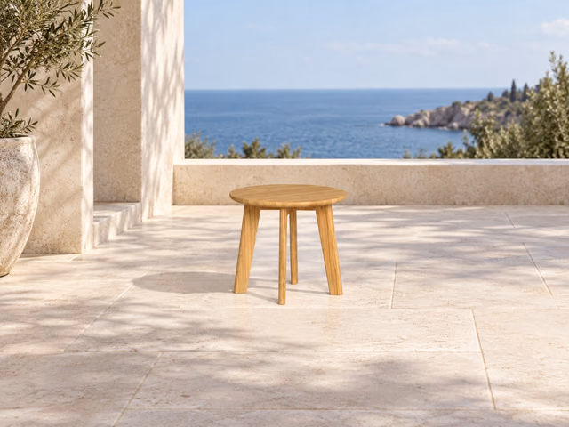 CleoSoft//Wood Side Table by Talenti