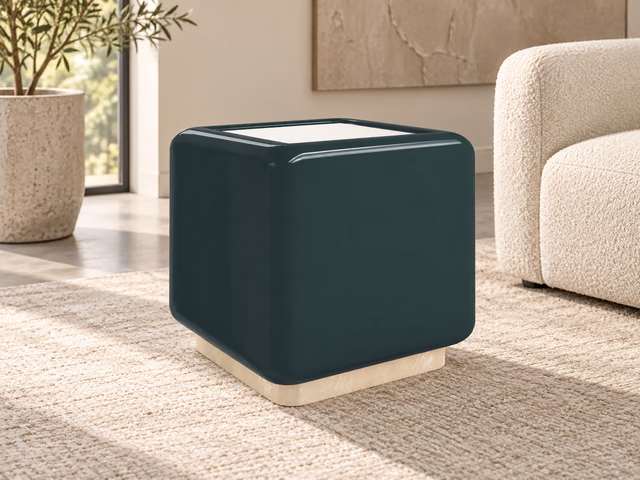 Gelee Monolith Square Accent Table by Caracole