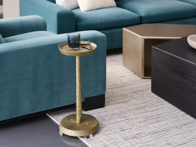 Remix Metal Spot Table by Caracole