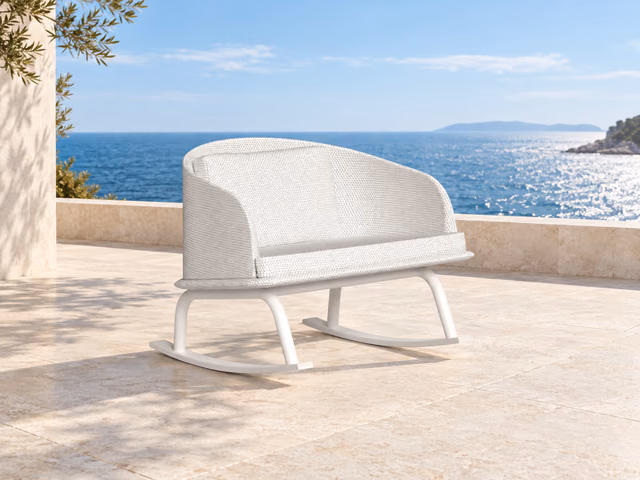 CleoSoft//Alu Rocking Chair by Talenti