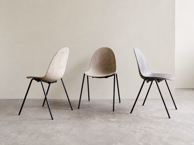 Eternity Side Chair — Coffee Waste Light by Mater