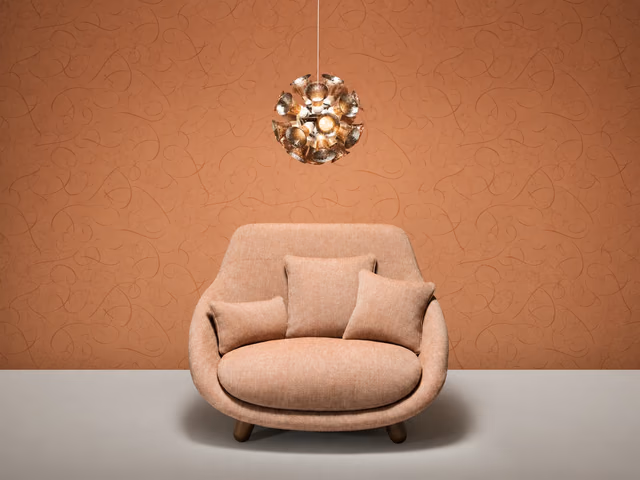 Calligraphy Bird Wallcovering by Moooi