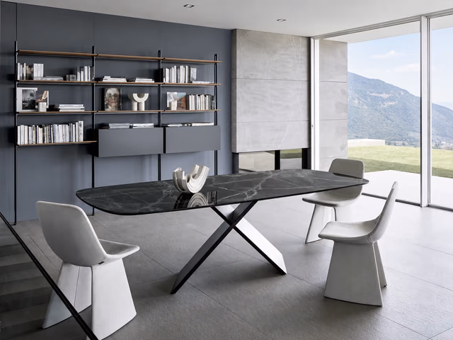Ax Extendable Dining Table by Bonaldo