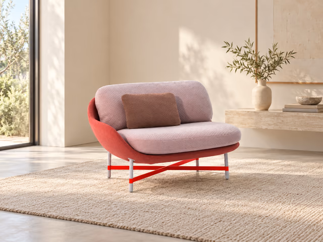 Ottoman Settee by Moroso