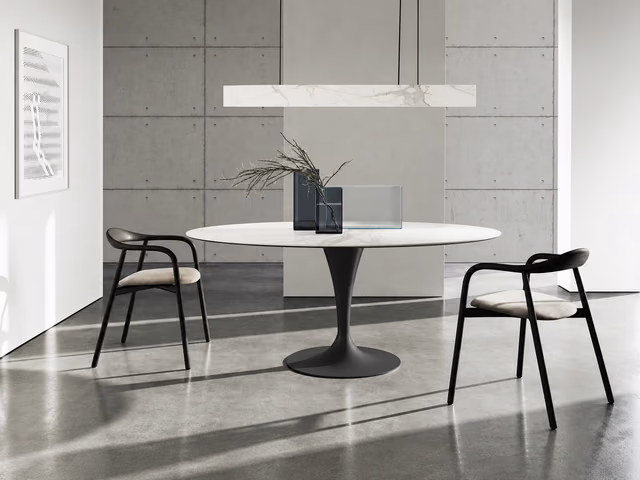 Flûte Elliptical Table by Sovet