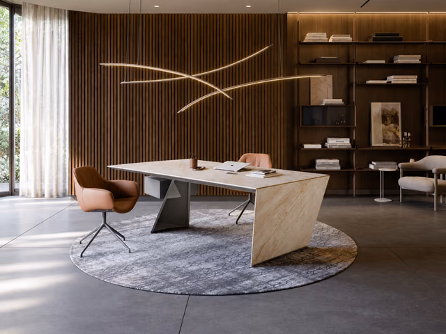 Nasdaq Keramik Desk by Cattelan Italia
