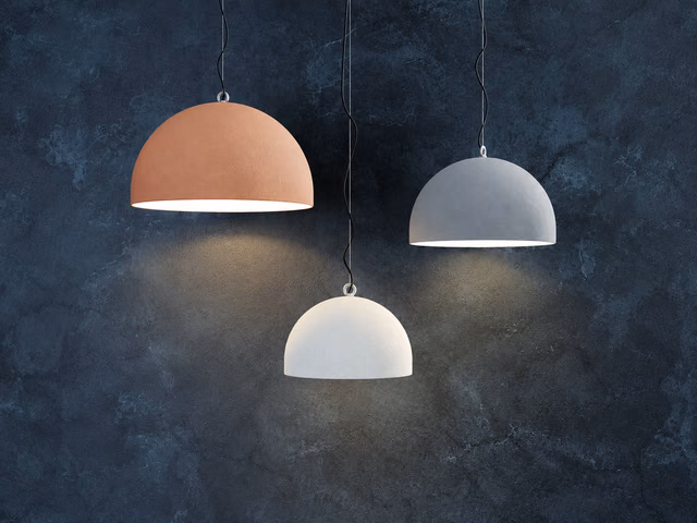 Urban Concrete Cluster Pendant Lamp by Lodes