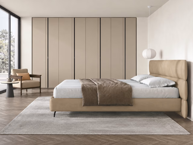 Nubia Upholstered Bed by Tomasella