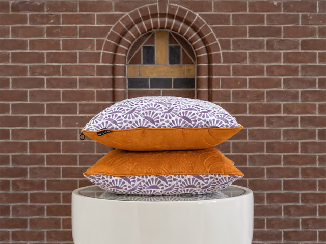 Woodblock Beetle Decorative Pillow Cover by Moooi