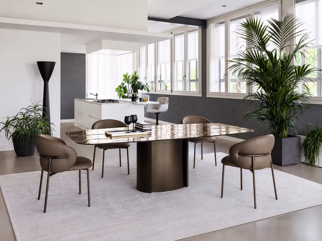 Yoroi Dining Table CS4150-FB-200 by Calligaris