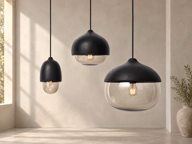Terho Lamp — Black, M by Mater