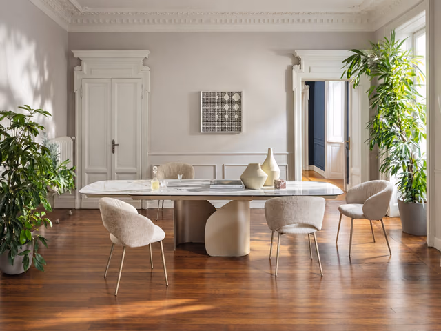 Twins Extendable Dining Table CS4153-S-165 by Calligaris