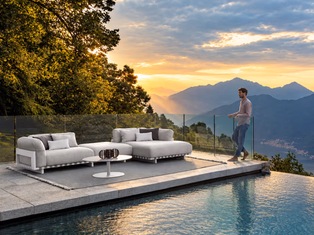 Argo//Alu Modular Sofa by Talenti