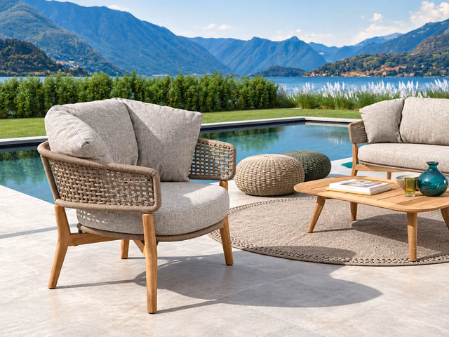 Moon//Teak Living Armchair by Talenti