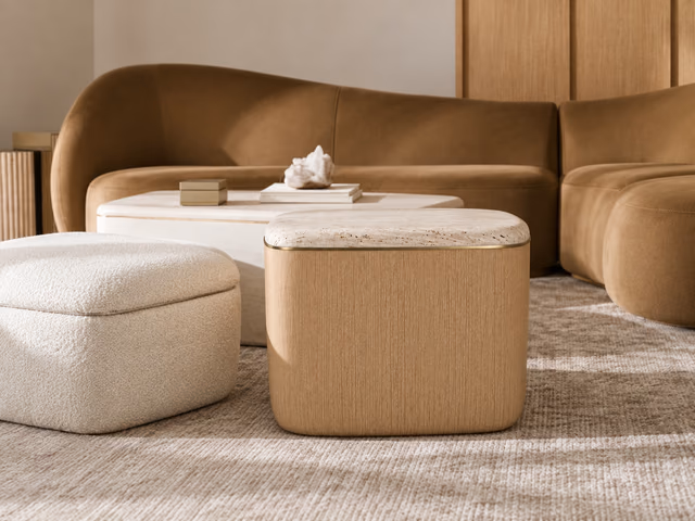 Serir Large Cocktail Table by Caracole