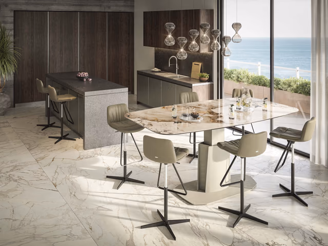 Aviator Keramik Lift Dining Table by Cattelan Italia