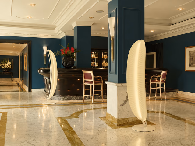 Banana Leaf Standing Floor Lamp by Slide