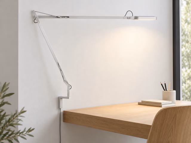 Kelvin LED Wall Support Lamp, White by Flos