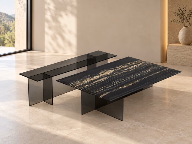 Sestante Stone Coffee Table by Tonelli
